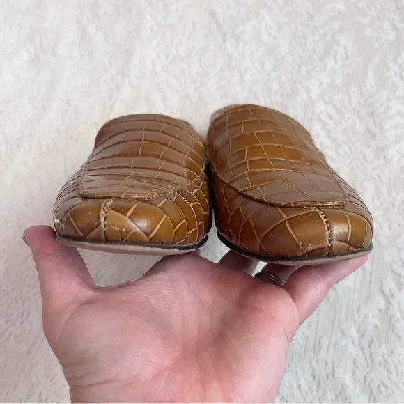 J.Crew Cecile croc embossed leather loafers - Picture 7 of 10